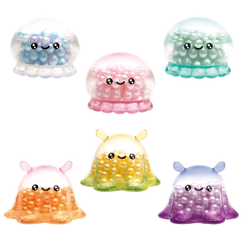 Pearl Shaker Friends Blind Box - Pink Orange Jellyfish